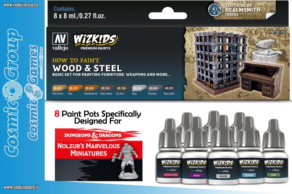 Wizkids Premium Färgset för Trä & Stål vallejo