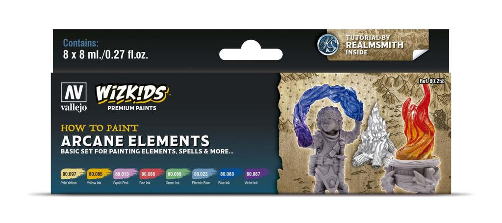 Wizkids Premium Paint Set - Arcane Elements - Robotto