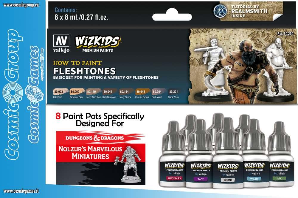 Wizkids Premium Paint Set - Fleshtones - Robotto