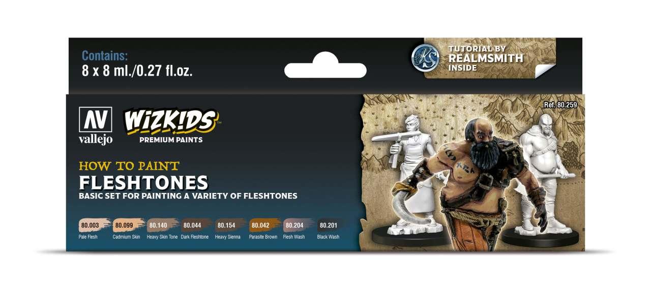 Wizkids Premium Paint Set - Fleshtones - Robotto