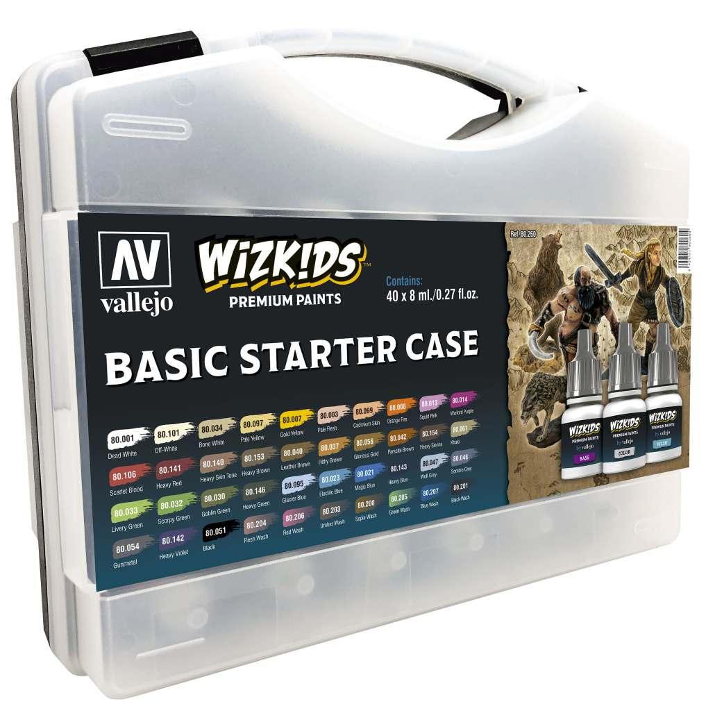Wizkids Premium Färgset med Vallejo Basic Startfodral - Robotto