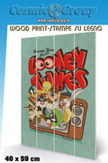 Looney Tunes Retro TV Trätryck pyramid international