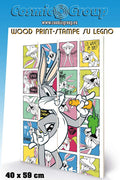 Looney Tunes Bugs Bunny Trätryck – En Fantastisk Inredningsdetalj pyramid international
