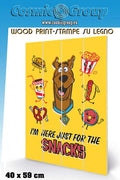 Scooby Doo Snacks Wood Print
