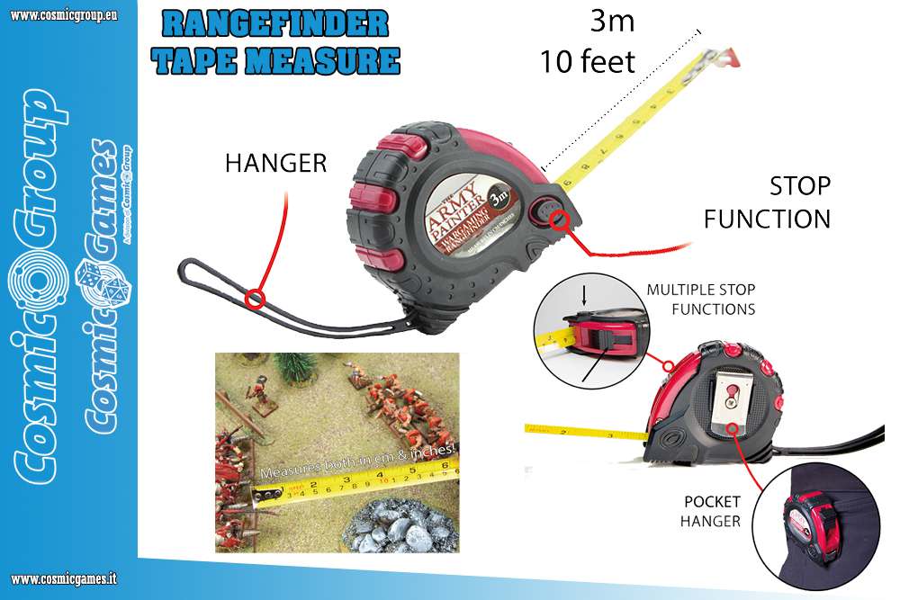 Ragefinder Mätband 3 Meter army painter