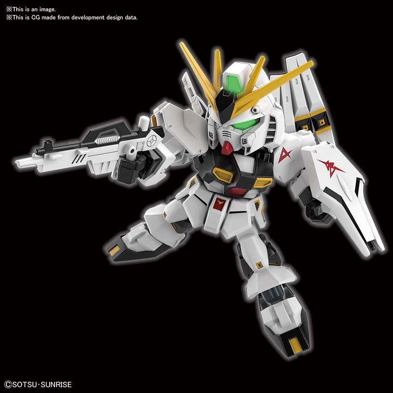 SD Gundam Nu Gundam EX STD - Samlarfigur bandai model kit gunpla