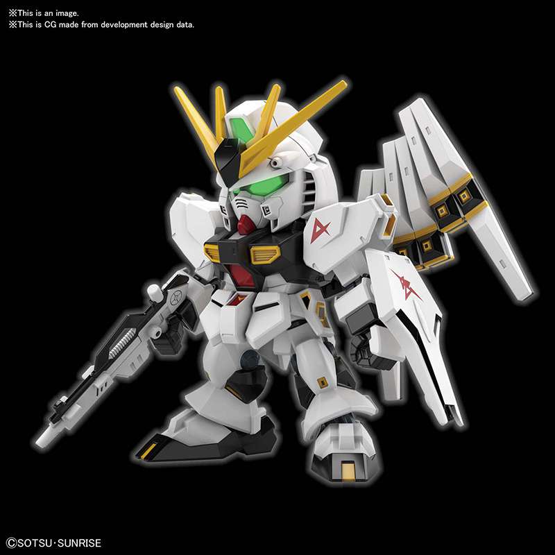 SD Gundam Nu Gundam EX STD - Samlarfigur bandai model kit gunpla