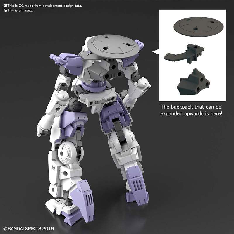 30mm bexm 14t Cielnova White 1/144 - Det Perfekta Tillägget för Ditt Modellsamling bandai model kit gunpla