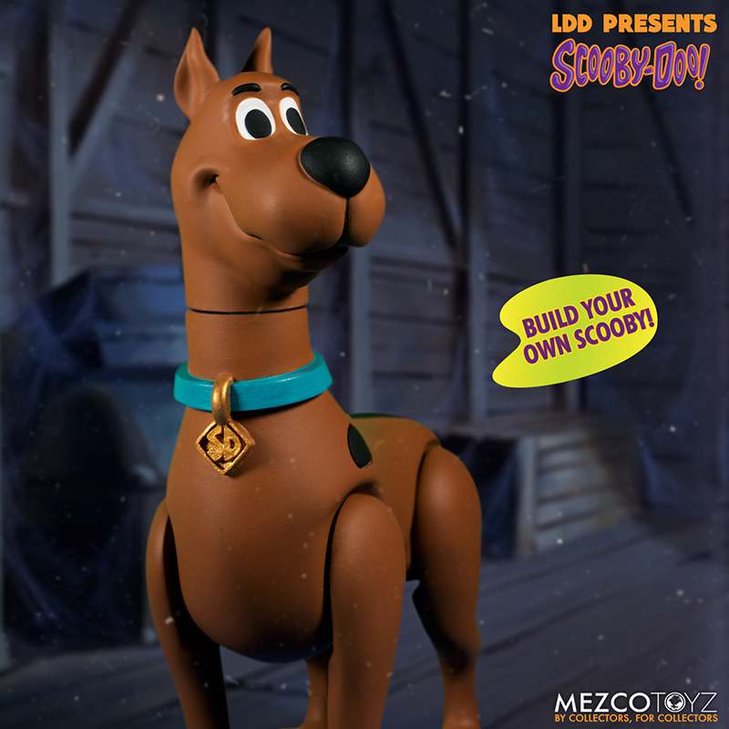 LDD Scooby-Doo & Mystery Inc Set (4 Figurer) mezco toys
