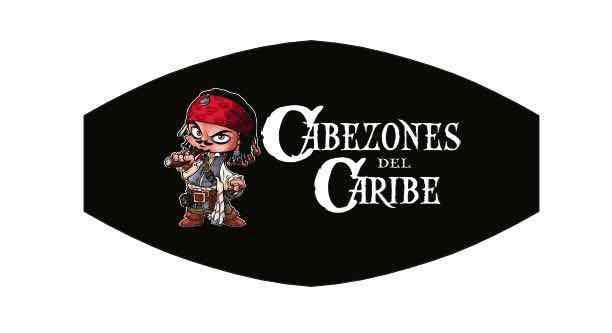 Cabezones del Caribe Ansiktsmask - Robotto