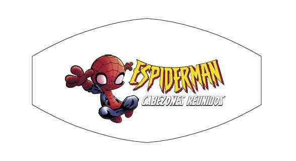 Spiderman Cabezones Ansiktsmask - Robotto