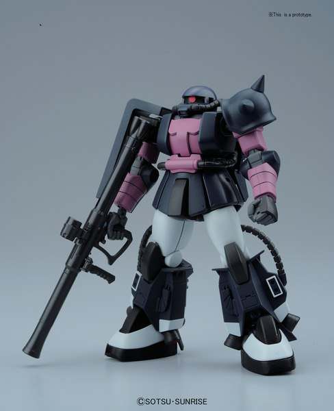 HGUC Zaku II Black Tristar MS-06R 1/144 - Modellbyggsats bandai model kit gunpla