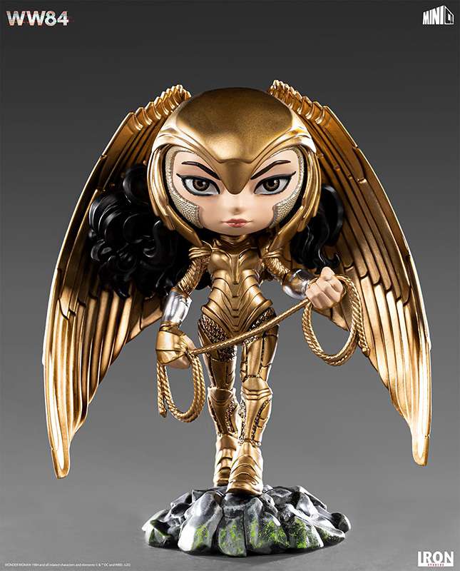 Wonder Woman WW84 Armored Minico Statue iron studios