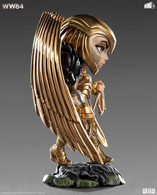 Wonder Woman WW84 Armored Minico Statue iron studios