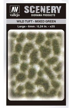Tuft Wild SC416 Blandade Gröna Stora - Robotto
