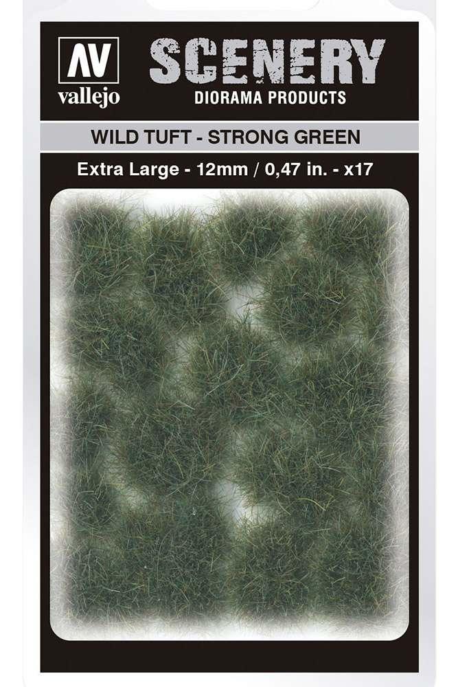 Tuft Wild SC427 - Starka Gröna, Extra Stora Tuftar - Robotto