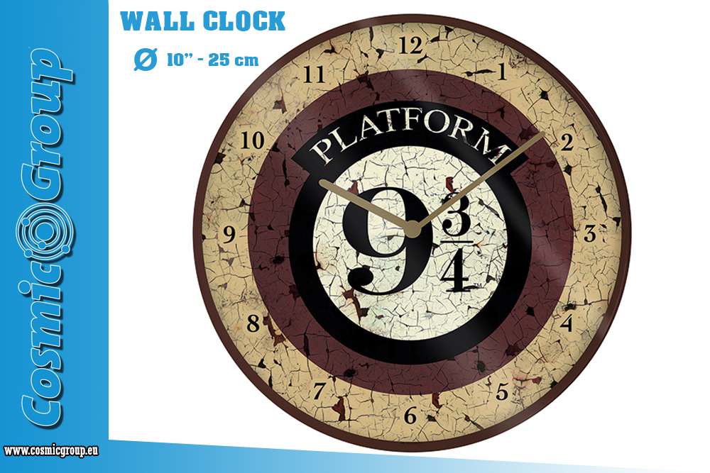 Harry Potter Plattform 9 3/4 Väggklocka pyramid international