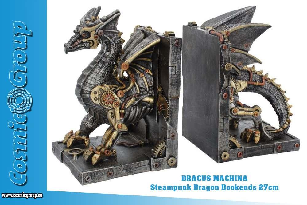 Steampunk Drakbokstöd - Unika och Stiliga Bokstöd - Robotto