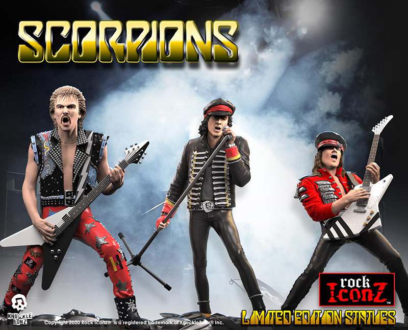 Scorpions Rock Iconz Staty Set (3 st) knuckle bonz