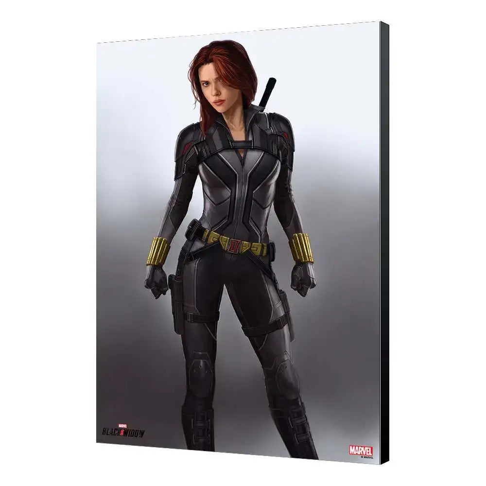 BLACK WIDOW MOVIE GREY WOOD PANEL