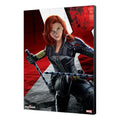 BLACK WIDOW MOVIE KNEELING WOOD PANEL