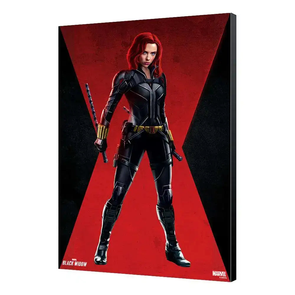 BLACK WIDOW MOVIE RED ROOM WOOD PANEL