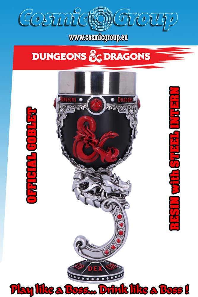 Dungeons & Dragons Goblet - Officiellt Licensierad nemesis now