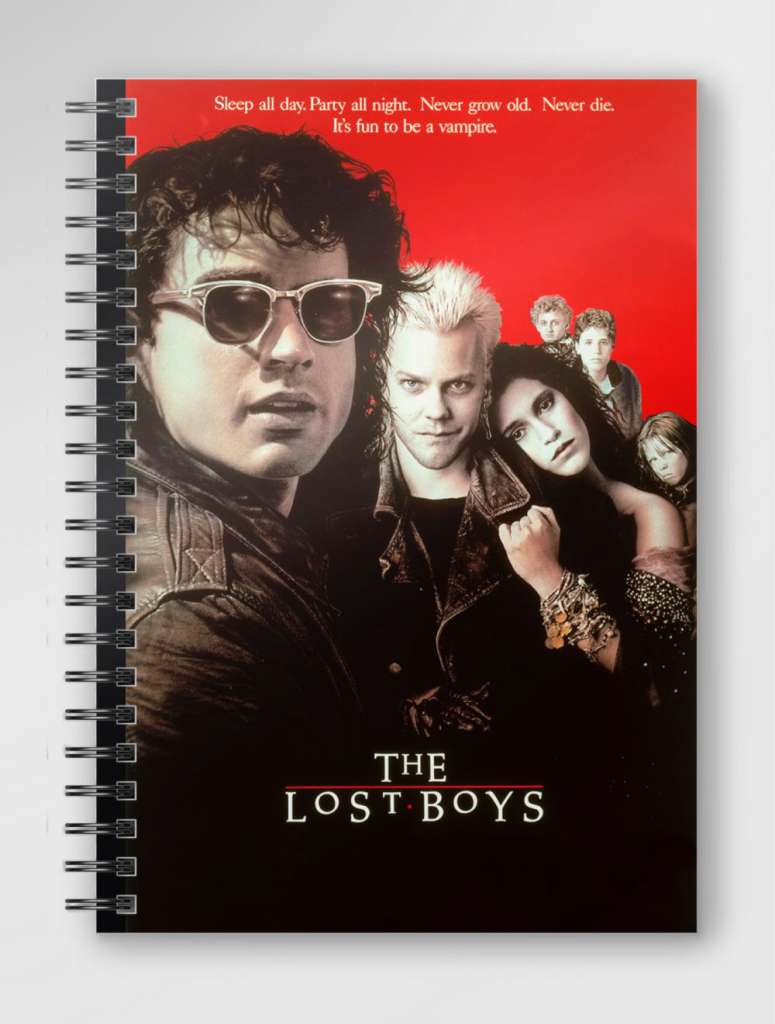 The Lost Boys Poster Spiral Notebook sd toys