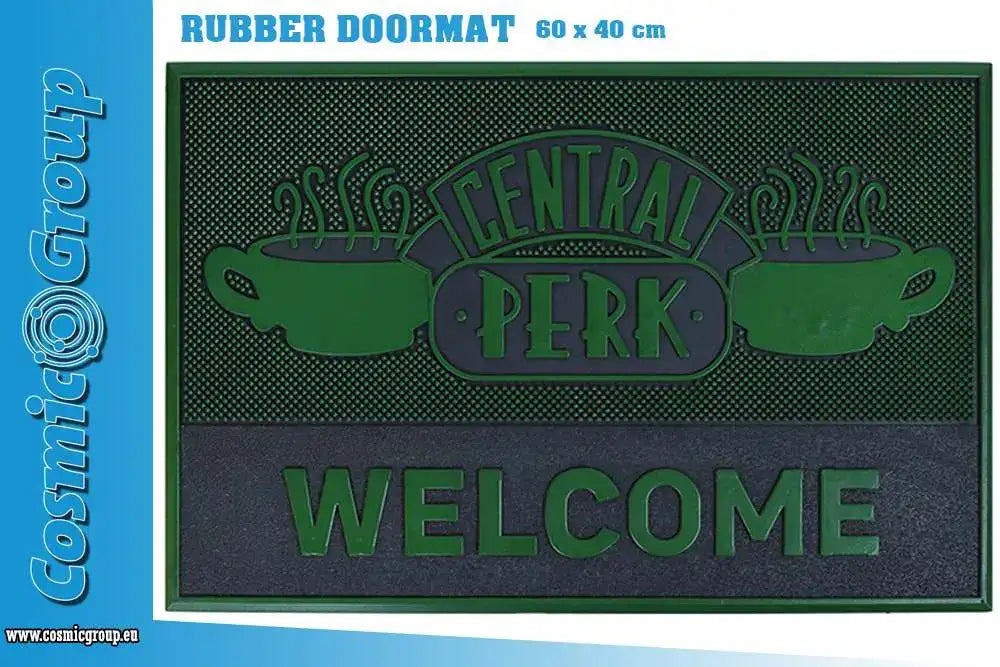 FRIENDS CENTRAL PERK RUBBER DOORMAT