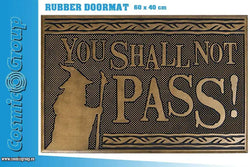 THE LORD OF THE RINGS RUBBER DOORMAT