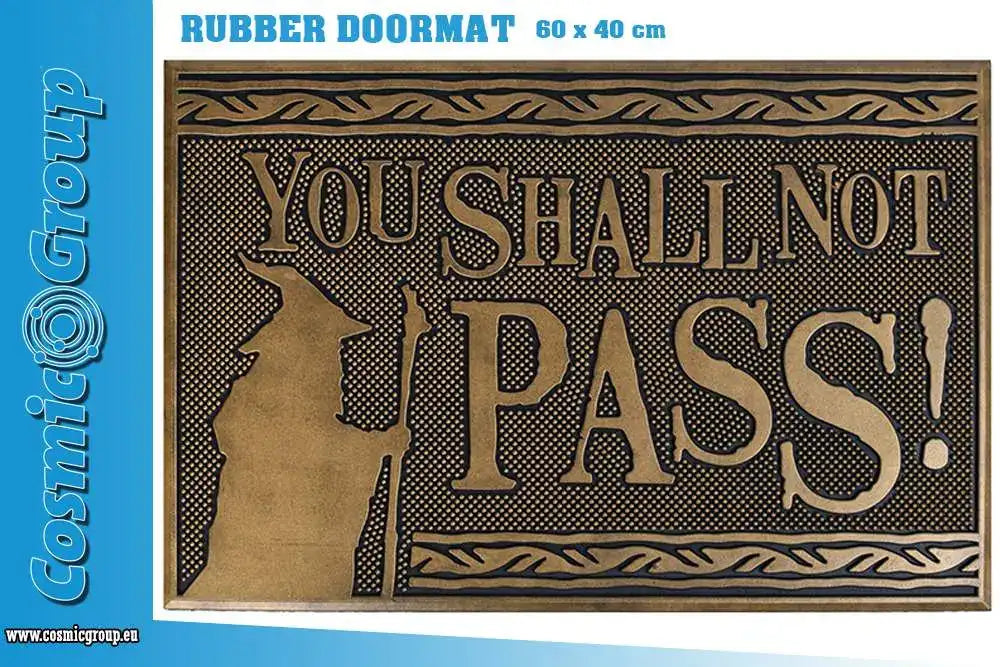 THE LORD OF THE RINGS RUBBER DOORMAT