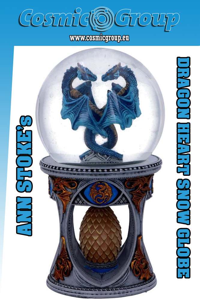 Anne Stokes Dragon Heart Snöglob nemesis now