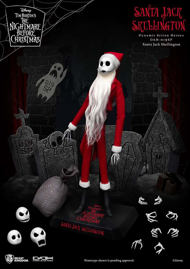 Nbx Santa Jack Skellington Dah - Den Perfekta Juldekorationen beast kingdom