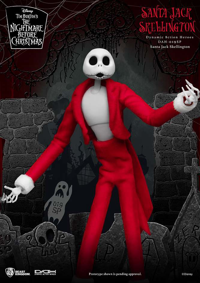 Nbx Santa Jack Skellington Dah - Den Perfekta Juldekorationen beast kingdom