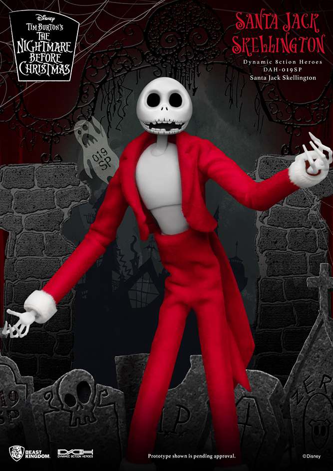Nbx Santa Jack Skellington Dah - Den Perfekta Juldekorationen beast kingdom