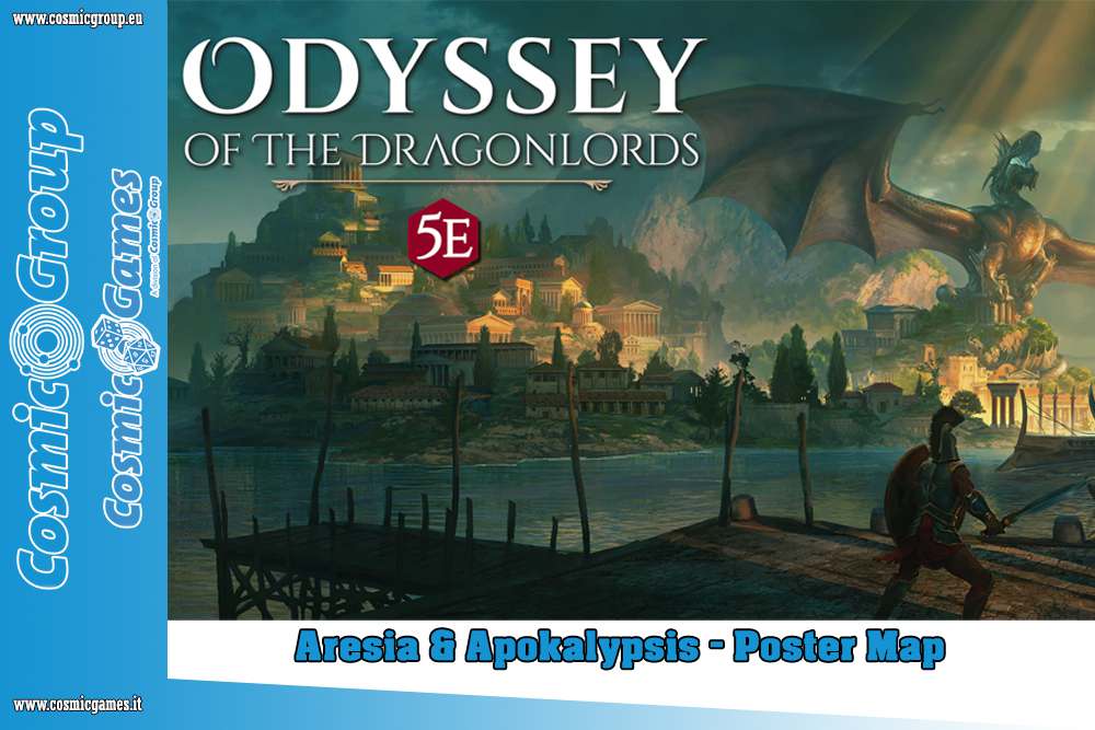 Odyssey OTD Aresia Apokalypsi Poster Karta modiphius