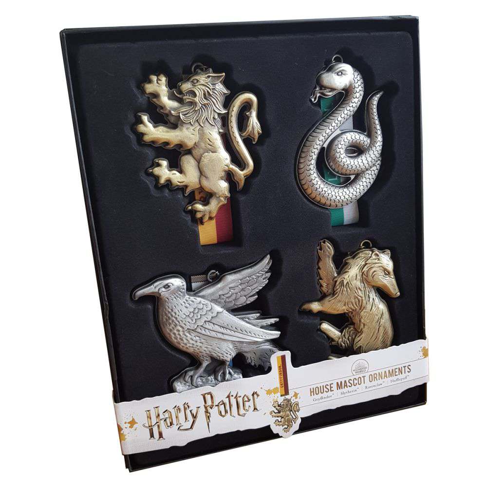 Harry Potter Husmaskot Ornament Set noble collections