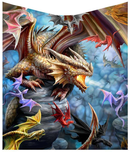 Anne Stokes Dragon Nest Blanket - Robotto