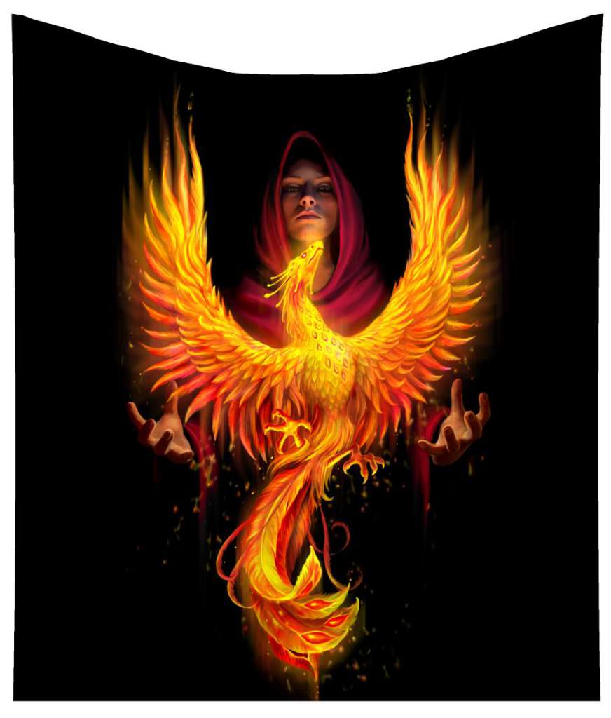 Anne Stokes Phoenix Rising Filt nemesis now