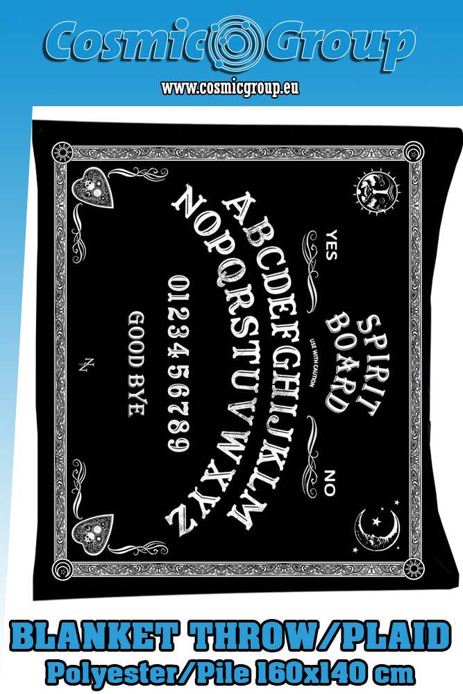 Ouija Spirit Board Blanket - Mjuk och Varm Polyesterfilt 160 x 140 cm nemesis now