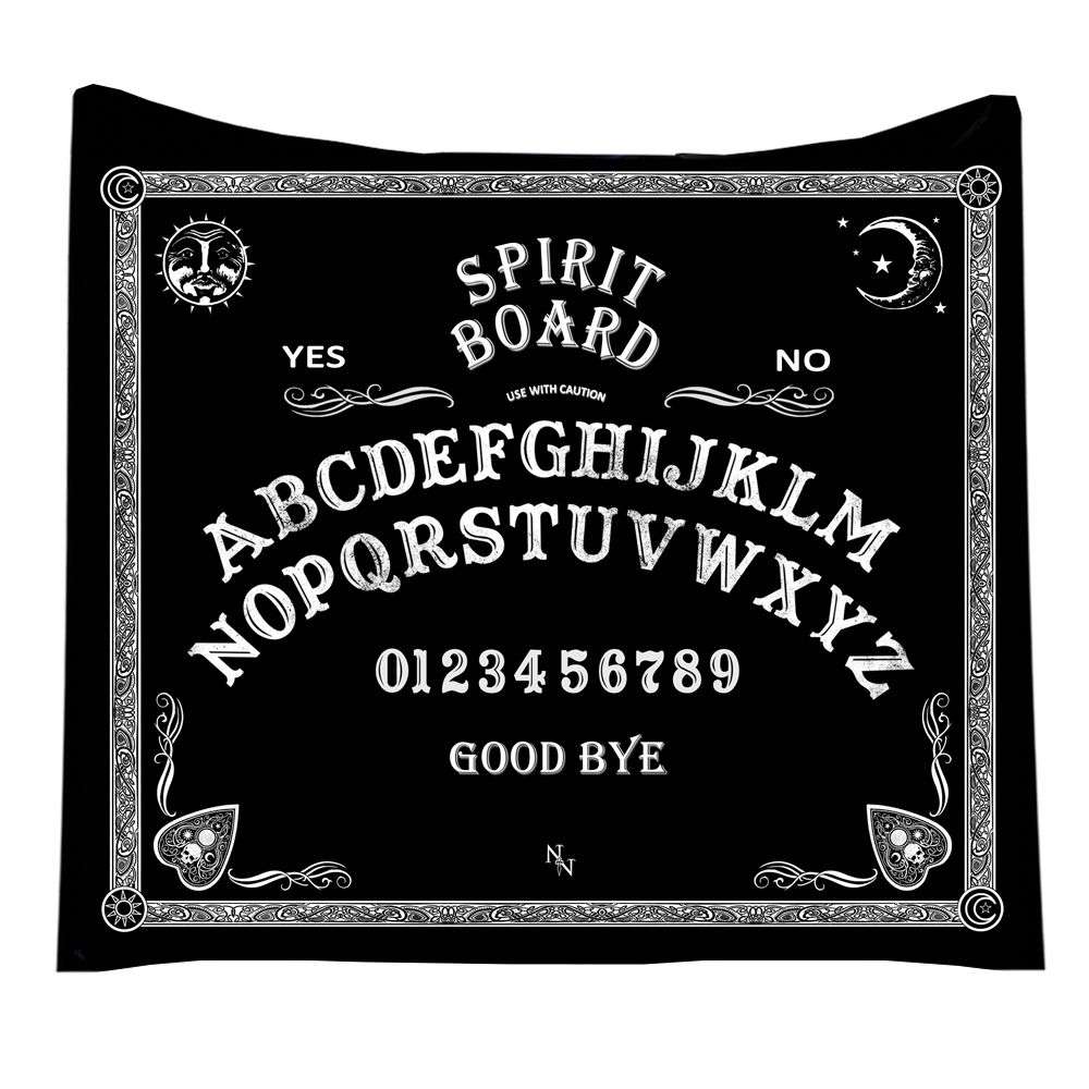 Ouija Spirit Board Blanket - Mjuk och Varm Polyesterfilt 160 x 140 cm nemesis now