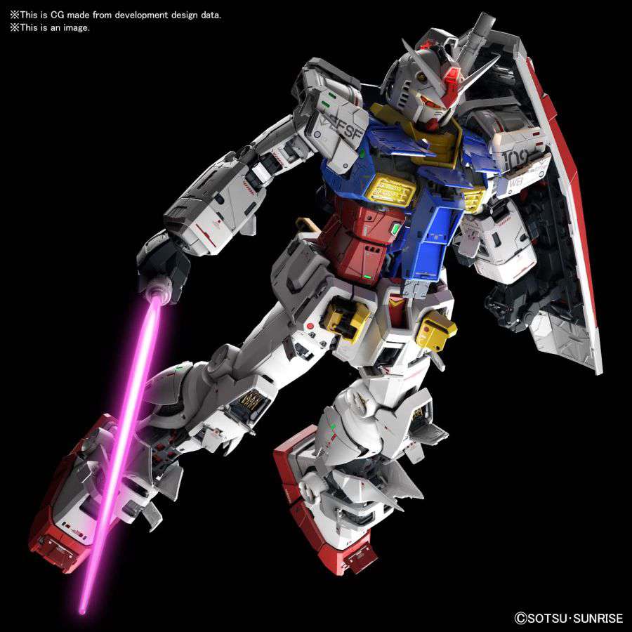 PG Gundam RX-78-2 Unleashed 1/60 - Premium Modellbyggsats bandai model kit gunpla