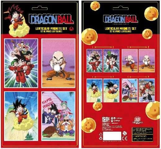 Dragon Ball 4 Lenticular Magnets Set - Robotto