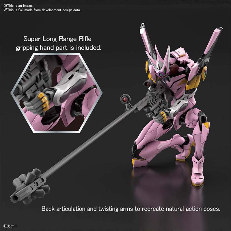 Rg nge eva unit 08 alfa 1/144 - Exklusiv Modell bandai model kit gunpla