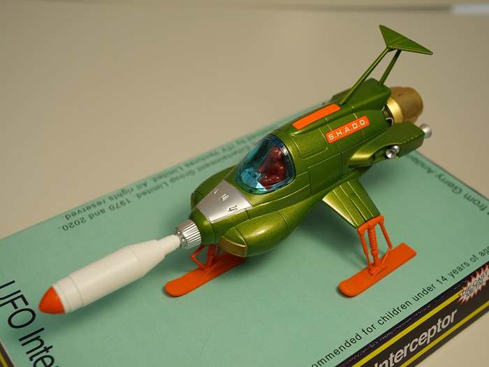 Retro UFO Interceptor Diecast sixteen 12