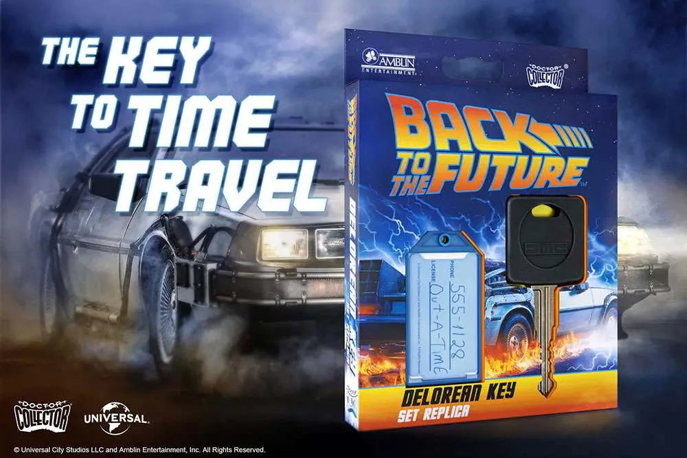 Back to the Future DeLorean 1/1 Scale Replica Keyring from Doctor Collector