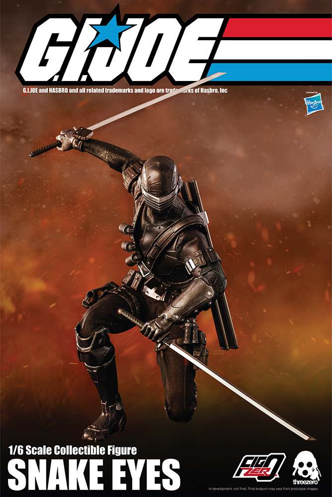 G.I. Joe Snake Eyes 1/6 Samlarfigur threea toys/threezero