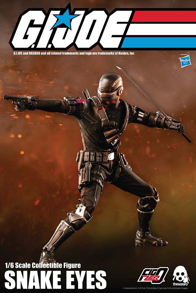 G.I. Joe Snake Eyes 1/6 Samlarfigur threea toys/threezero