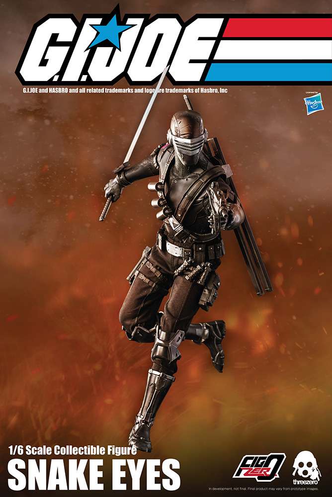 G.I. Joe Snake Eyes 1/6 Samlarfigur threea toys/threezero