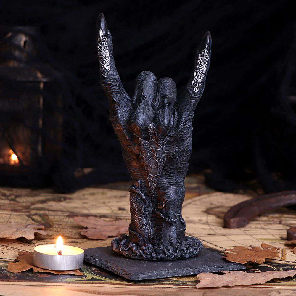 Baphomet Hand Figurine - 17.5 cm nemesis now